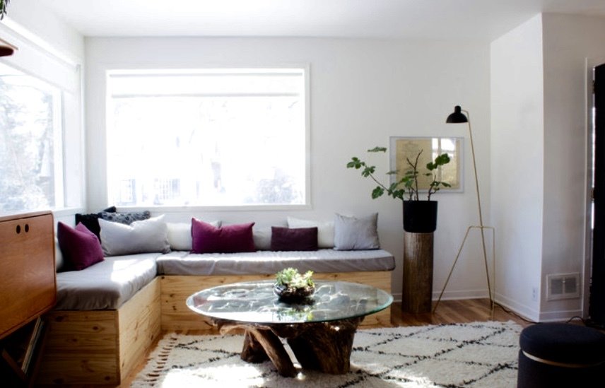 Фотография: Гостиная в стиле Лофт, DIY, Дом, Дома и квартиры, Камин – фото на INMYROOM