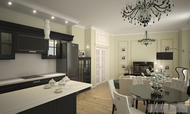 Фото из портфолио Питерская классика – фотографии дизайна интерьеров на INMYROOM