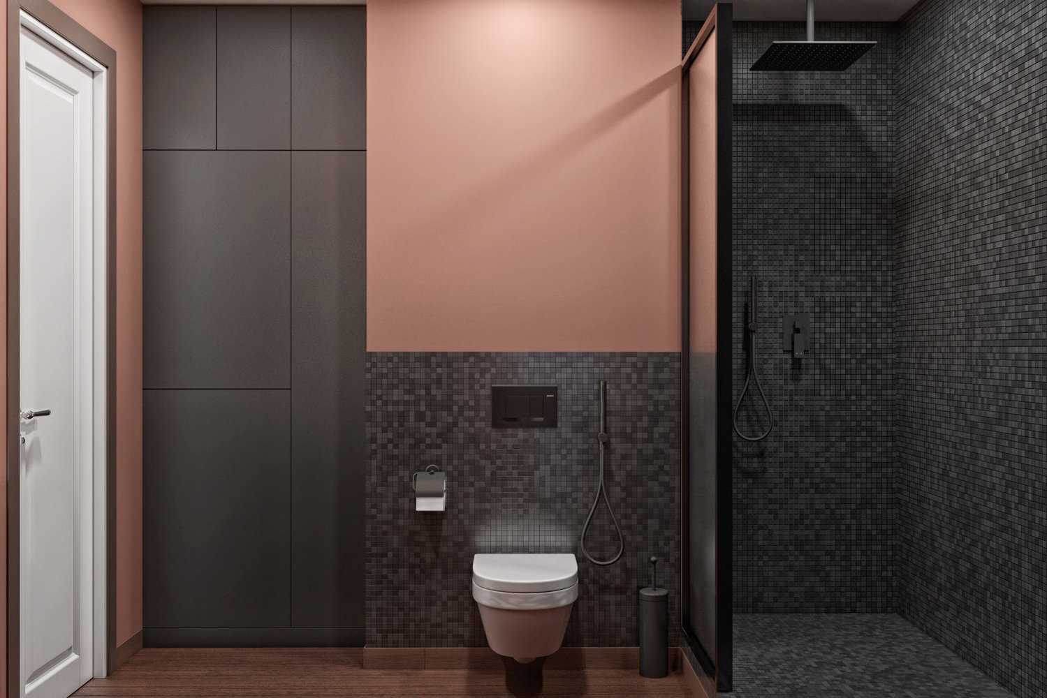 Фотография: Ванная в стиле Современный, Эклектика, Квартира, Проект дня, Санкт-Петербург, Татьяна Безверхая, 4 и больше, Более 90 метров, TB Design – фото на INMYROOM