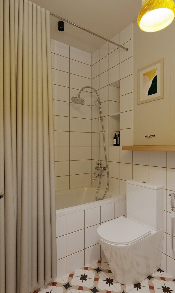 Фотография: Ванная в стиле Современный, Квартира, Проект дня, Санкт-Петербург, 3 комнаты, 60-90 метров, Анастасия Струве – фото на INMYROOM Фотография: Ванная в стиле Современный, Квартира, Проект дня, Санкт-Петербург, 3 комнаты, 60-90 метров, Анастасия Струве – фото на INMYROOM