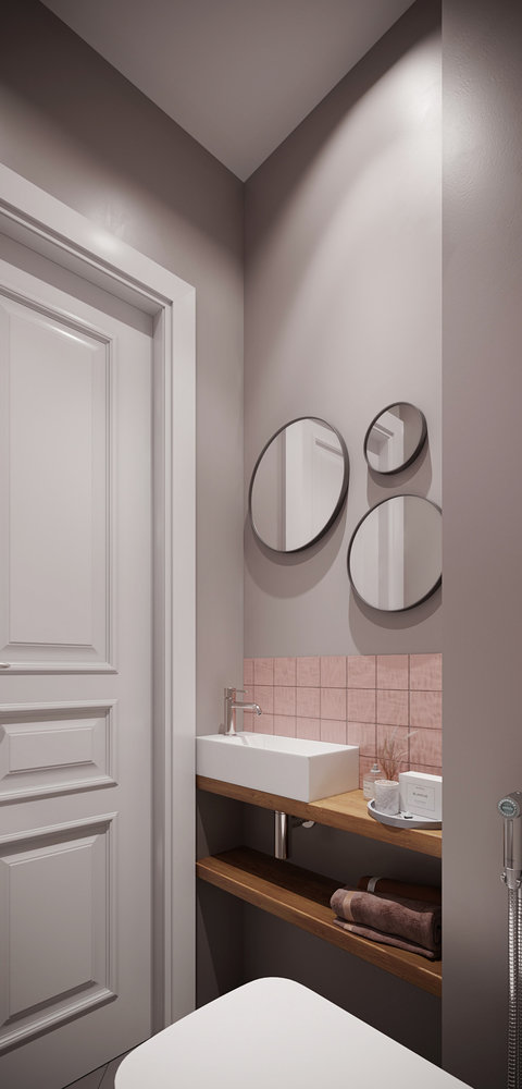 Фотография: Ванная в стиле Современный, Квартира, Проект недели, Санкт-Петербург, 3 комнаты, 60-90 метров, Юлия Бабинцева, YUHOME design – фото на INMYROOM Фотография: Ванная в стиле Современный, Квартира, Проект недели, Санкт-Петербург, 3 комнаты, 60-90 метров, Юлия Бабинцева, YUHOME design – фото на INMYROOM