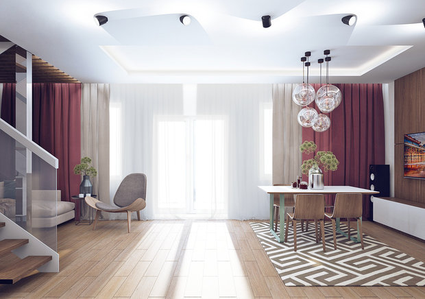 Фото из портфолио Интерьер частного дома – фотографии дизайна интерьеров на INMYROOM