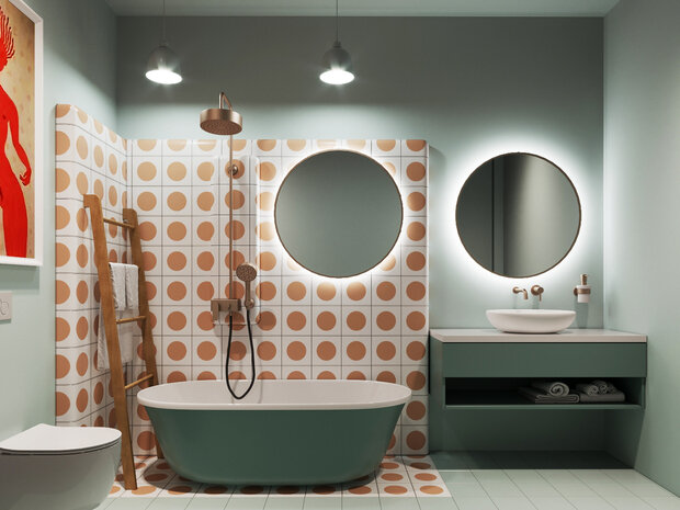 Фотография: Ванная в стиле Эклектика, Лофт, Квартира, Проект недели, Москва, 2 комнаты, Более 90 метров, Mishel – фото на INMYROOM