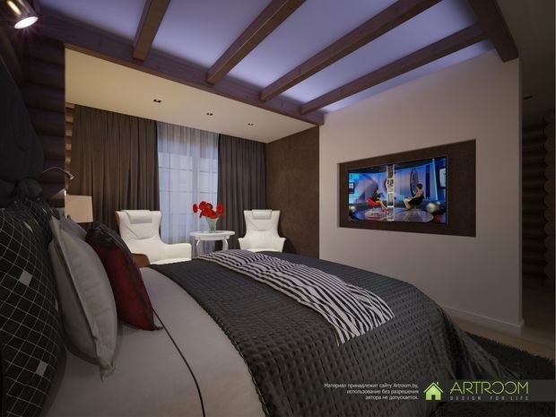 Фото из портфолио Деревянный дом под Минском – фотографии дизайна интерьеров на INMYROOM