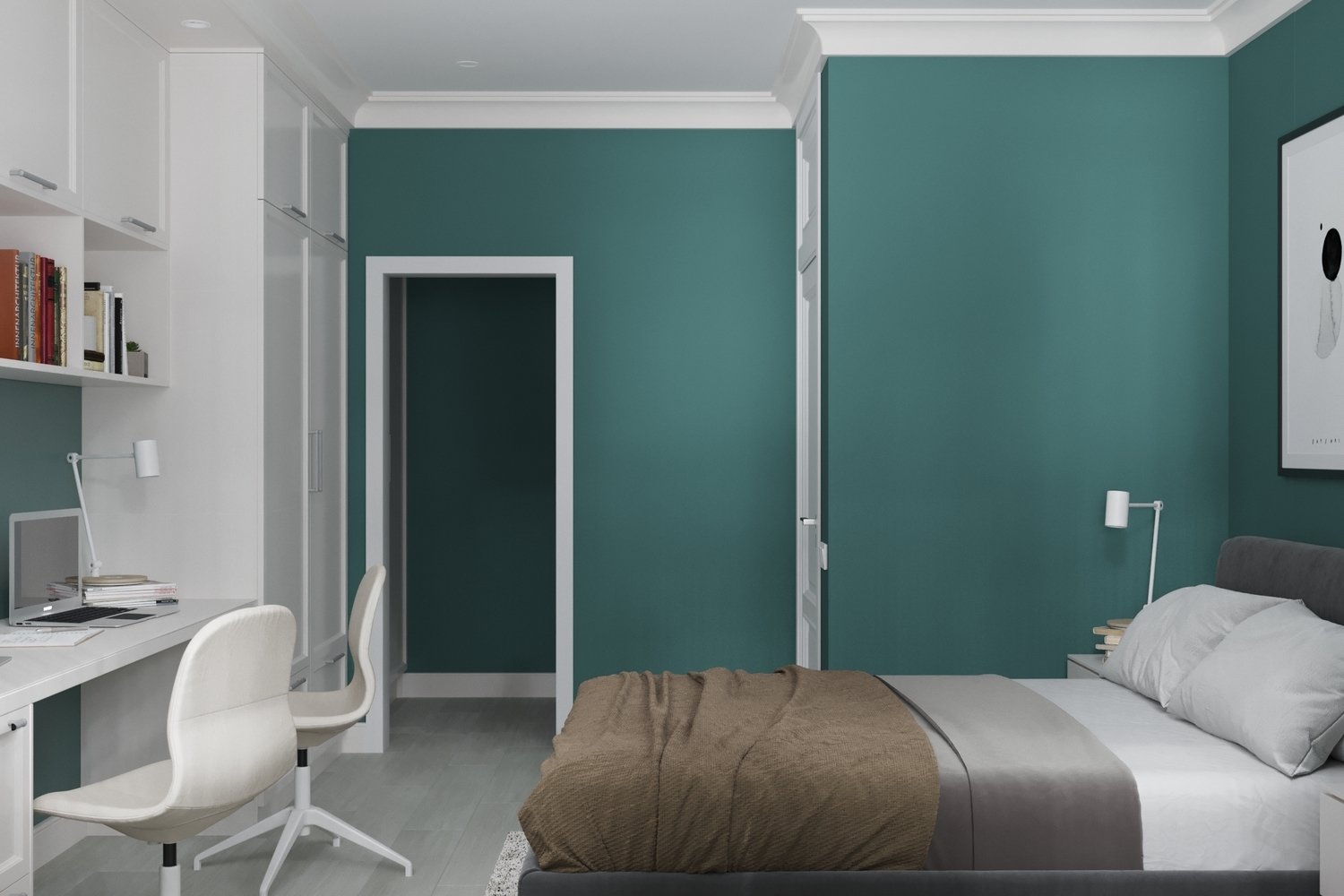 Фотография: Спальня в стиле Современный, Квартира, Проект недели, Минск, 3 комнаты, 60-90 метров, Protena – фото на INMYROOM Фотография: Спальня в стиле Современный, Квартира, Проект недели, Минск, 3 комнаты, 60-90 метров, Protena – фото на INMYROOM