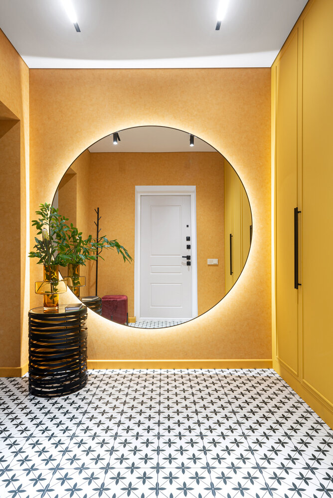 Фотография: Прихожая в стиле Современный, Квартира, Проект недели, Москва, 4 и больше, Более 90 метров, Мастерская дизайна Fartuck – фото на INMYROOM Фотография: Прихожая в стиле Современный, Квартира, Проект недели, Москва, 4 и больше, Более 90 метров, Мастерская дизайна Fartuck – фото на INMYROOM