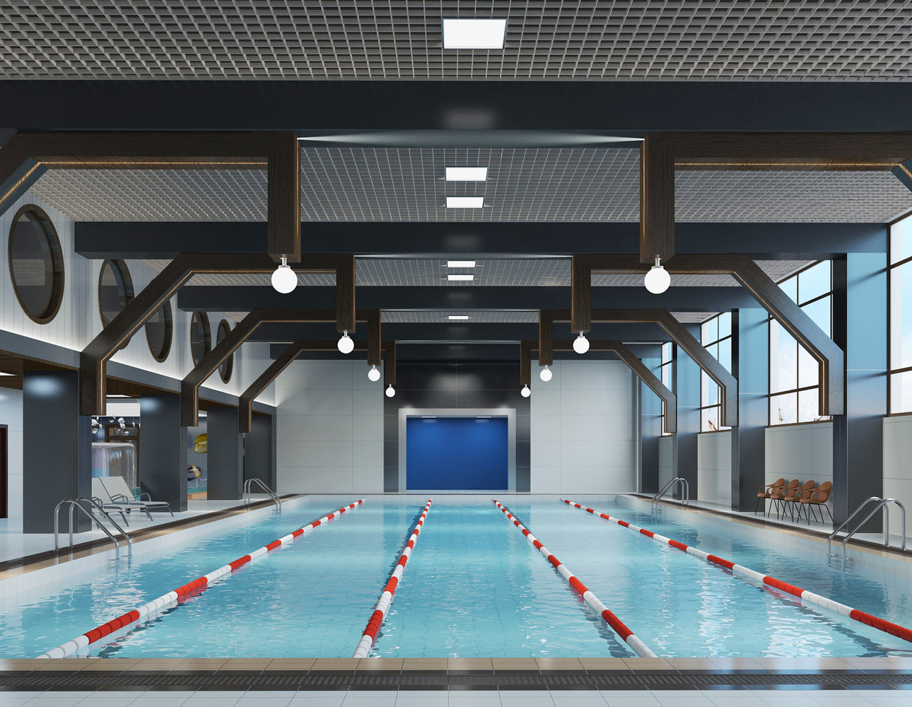 Фото из портфолио Спорткомплекс "АТМОСФЕРА" – фотографии дизайна интерьеров на INMYROOM Фото из портфолио Спорткомплекс "АТМОСФЕРА" – фотографии дизайна интерьеров на INMYROOM