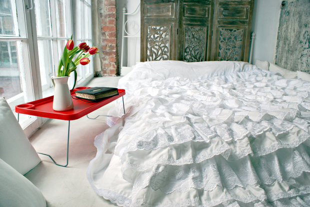Фото из портфолио Постельное белье – фотографии дизайна интерьеров на INMYROOM