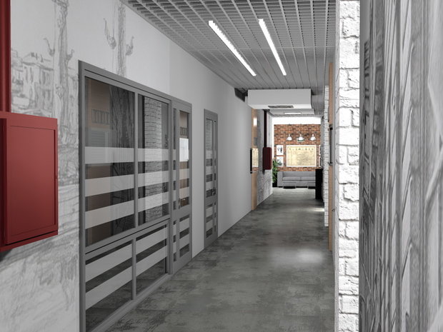 Фото из портфолио Офис компании – фотографии дизайна интерьеров на INMYROOM