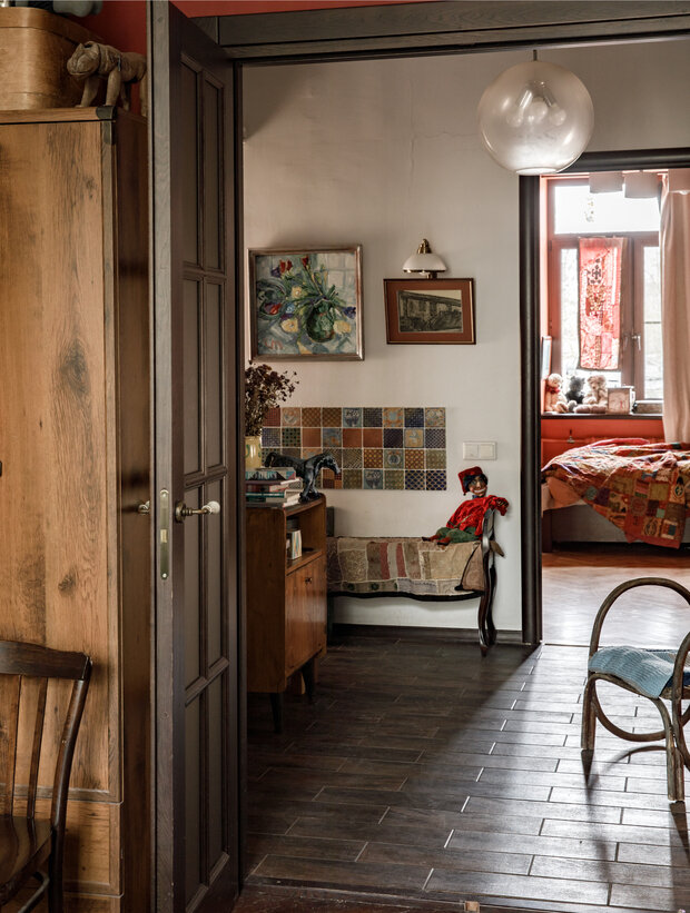 Фотография: Детская в стиле Современный, Эклектика, Квартира, Проект дня, Москва, Сталинка, Кирпичный дом, 3 комнаты, 60-90 метров, Винтажный – фото на INMYROOM