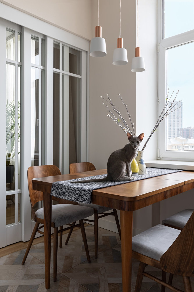 Фотография: Кухня и столовая в стиле Современный, Эклектика, Квартира, Проект недели, Москва, Сталинка, Кирпичный дом, 4 и больше, Более 90 метров, Евгения Костенко, Руслан Типаев – фото на INMYROOM Фотография: Кухня и столовая в стиле Современный, Эклектика, Квартира, Проект недели, Москва, Сталинка, Кирпичный дом, 4 и больше, Более 90 метров, Евгения Костенко, Руслан Типаев – фото на INMYROOM