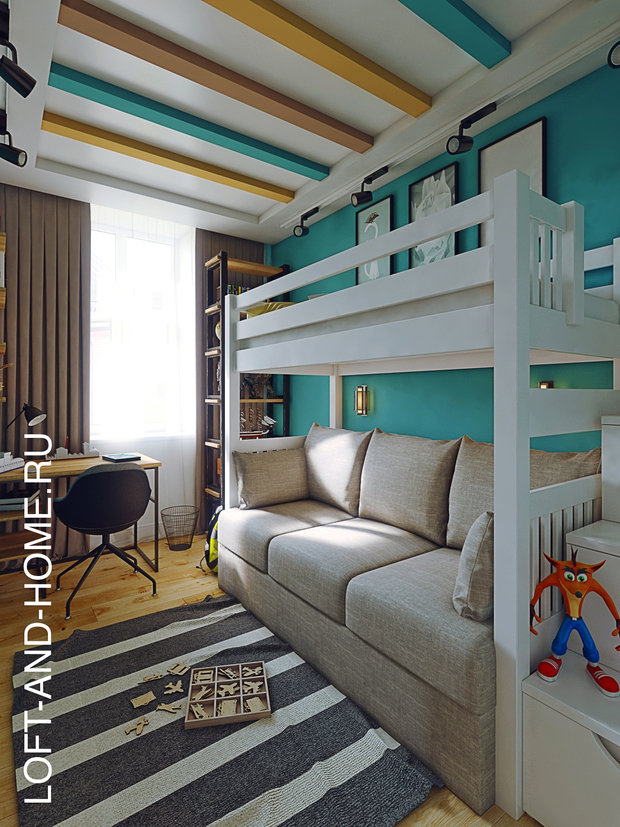 Фото из портфолио КЕМБРИДЖ, УЮТНЫЙ ЛОФТ – фотографии дизайна интерьеров на INMYROOM