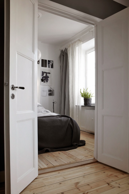 Фотография: Спальня в стиле Скандинавский – фото на INMYROOM