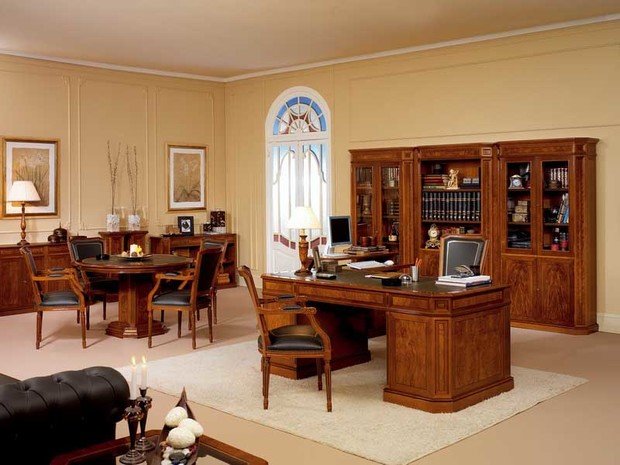Фото из портфолио Inter Classic mobilia элитный кабинет на заказ – фотографии дизайна интерьеров на INMYROOM