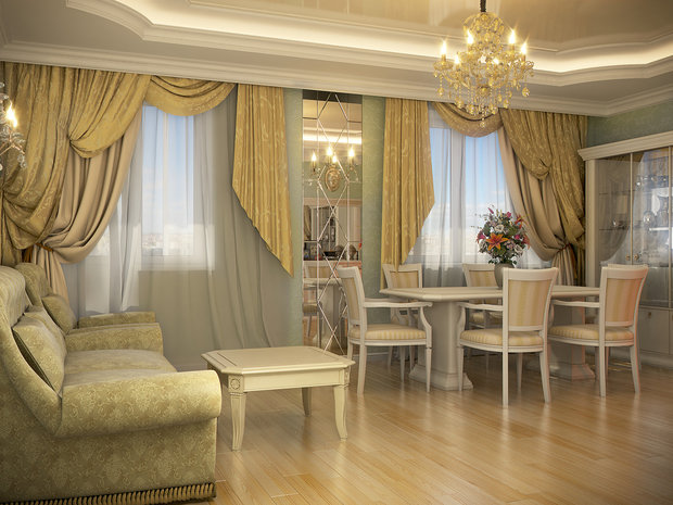 Фото из портфолио 3-х комнатная квартира г. Сургут – фотографии дизайна интерьеров на INMYROOM