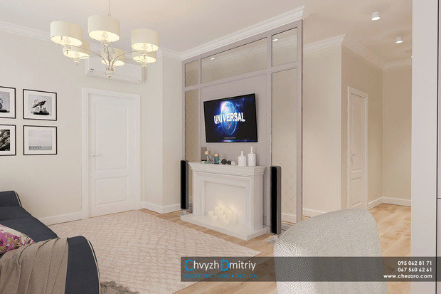 Фото из портфолио Квартира с камином – фотографии дизайна интерьеров на INMYROOM