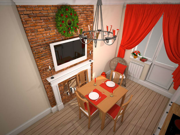 Фото из портфолио Кухня: 12,6 кв.м – фотографии дизайна интерьеров на INMYROOM