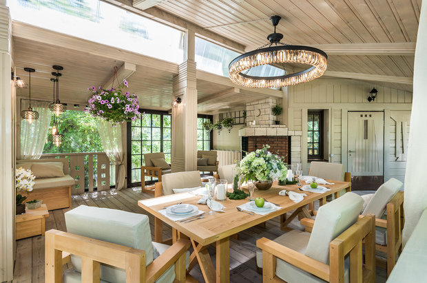 Фото из портфолио ЛЕТНЯЯ ВЕРАНДА – фотографии дизайна интерьеров на INMYROOM