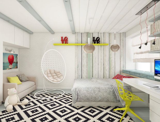 Фотография: Детская в стиле Скандинавский – фото на INMYROOM