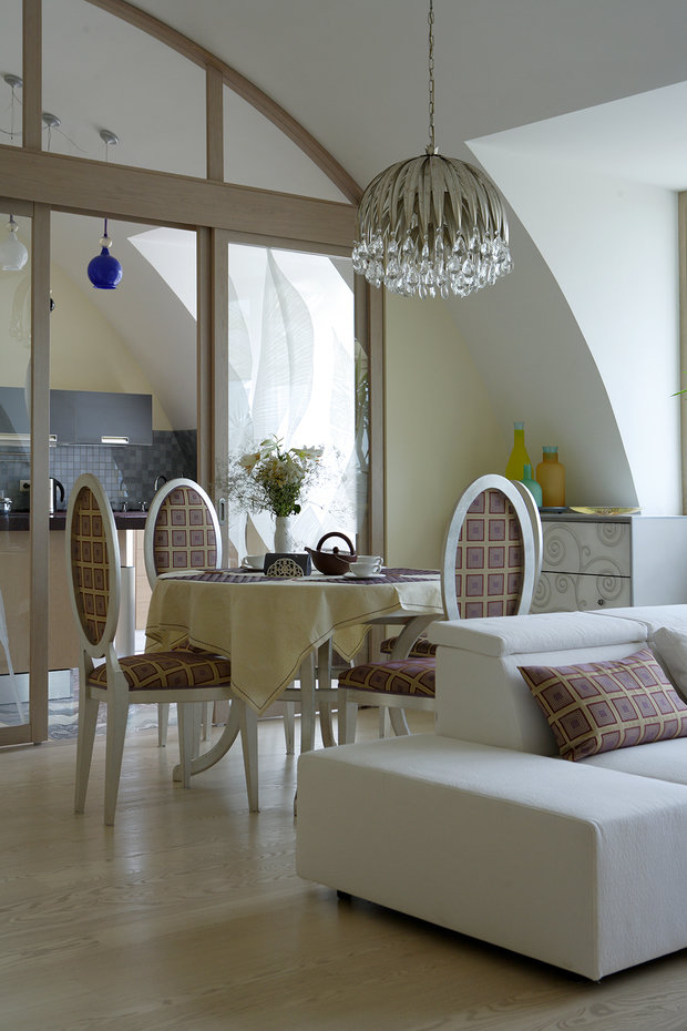 Фотография: Кухня и столовая в стиле Классический, Скандинавский, Современный, Восточный, Декор интерьера, Квартира, Цвет в интерьере, Дома и квартиры, Белый, Пентхаус, Наталья Гусева – фото на INMYROOM