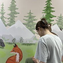 Фото из портфолио Роспись стен – фотографии дизайна интерьеров на INMYROOM