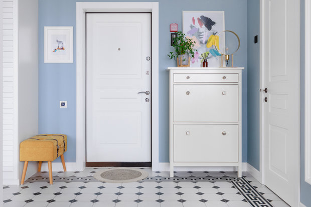 Фотография: Прихожая в стиле Скандинавский, Современный, Квартира, Проект недели, Москва, 2 комнаты, 40-60 метров – фото на INMYROOM