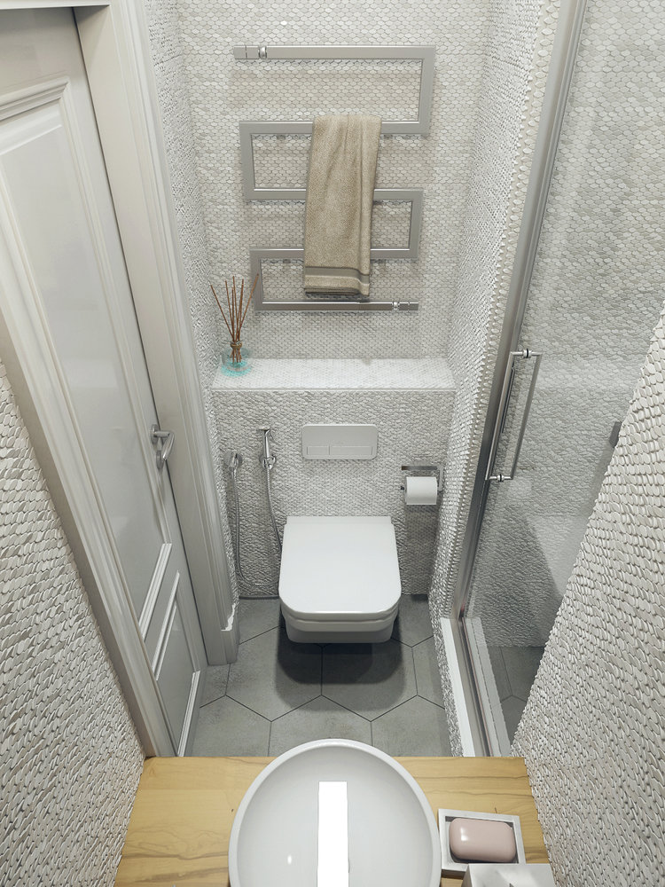 Фотография: Ванная в стиле Современный, Квартира, Проект недели, Москва, Монолитный дом, ЖК «Водный», 3 комнаты, 60-90 метров, Маргарита Фомина – фото на INMYROOM Фотография: Ванная в стиле Современный, Квартира, Проект недели, Москва, Монолитный дом, ЖК «Водный», 3 комнаты, 60-90 метров, Маргарита Фомина – фото на INMYROOM