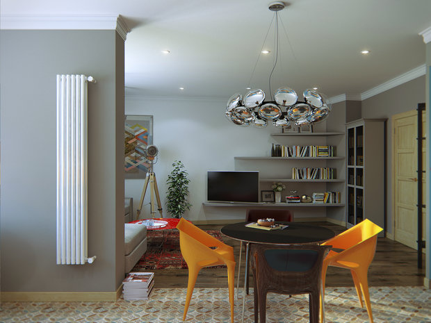 Фото из портфолио Яркие краски для городской квартиры. Город Пермь.  – фотографии дизайна интерьеров на INMYROOM