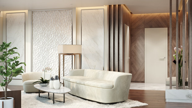 Фото из портфолио Апартаменты в Москва-Сити – фотографии дизайна интерьеров на INMYROOM