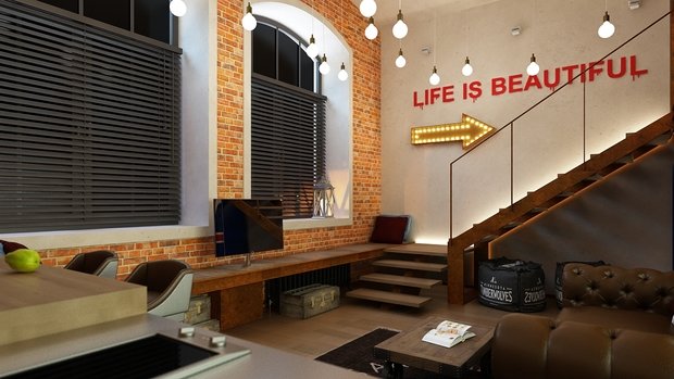 Фото из портфолио Лофт для шоурума Kleinhouse. Part 1 – фотографии дизайна интерьеров на INMYROOM