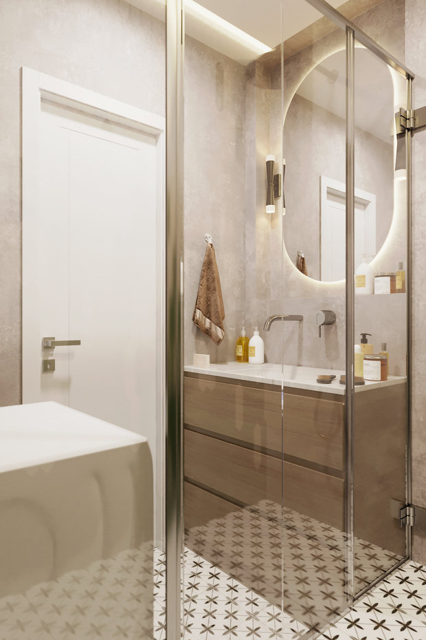 Фото из портфолио Квартира 56м2 Большая Спасская – фотографии дизайна интерьеров на INMYROOM