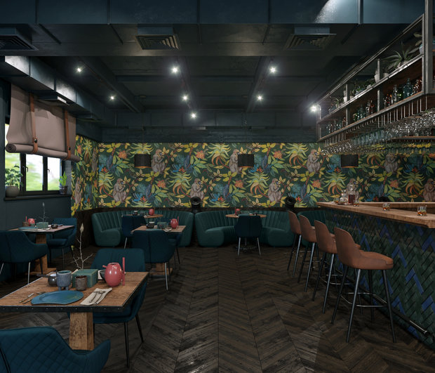 Фото из портфолио Кафе-бар в стиле лофт – фотографии дизайна интерьеров на INMYROOM