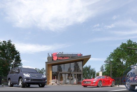 Небольшой магазин в загородном посёлке