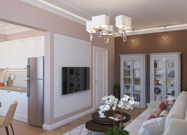 Фото из портфолио проспект Мира – фотографии дизайна интерьеров на INMYROOM