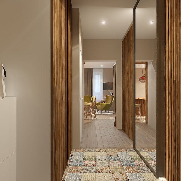 Фото из портфолио SUNNY STUDIO IN THE CITY CENTER – фотографии дизайна интерьеров на INMYROOM