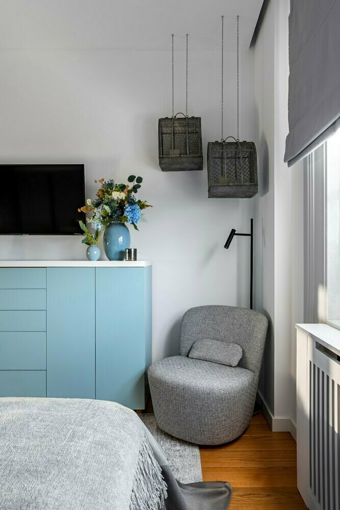 Фотография: Спальня в стиле Современный, Декор и DIY, Проект дня, Москва, Татьяна Иванова, 3 комнаты, 60-90 метров, Рождество, комфортный интерьер, декор новогодний – фото на INMYROOM