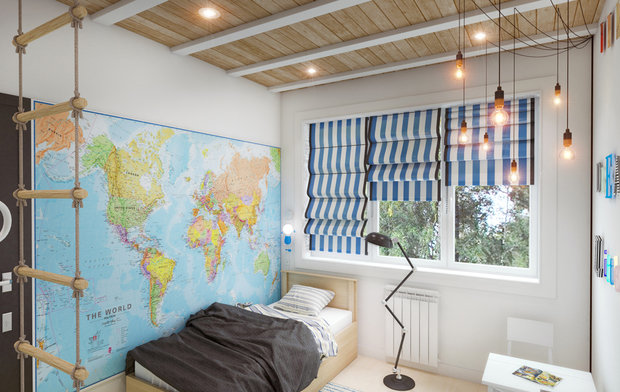 Фотография: Детская в стиле Лофт, Эклектика, Квартира, Проект недели, ИКЕА, Circle Line – фото на INMYROOM