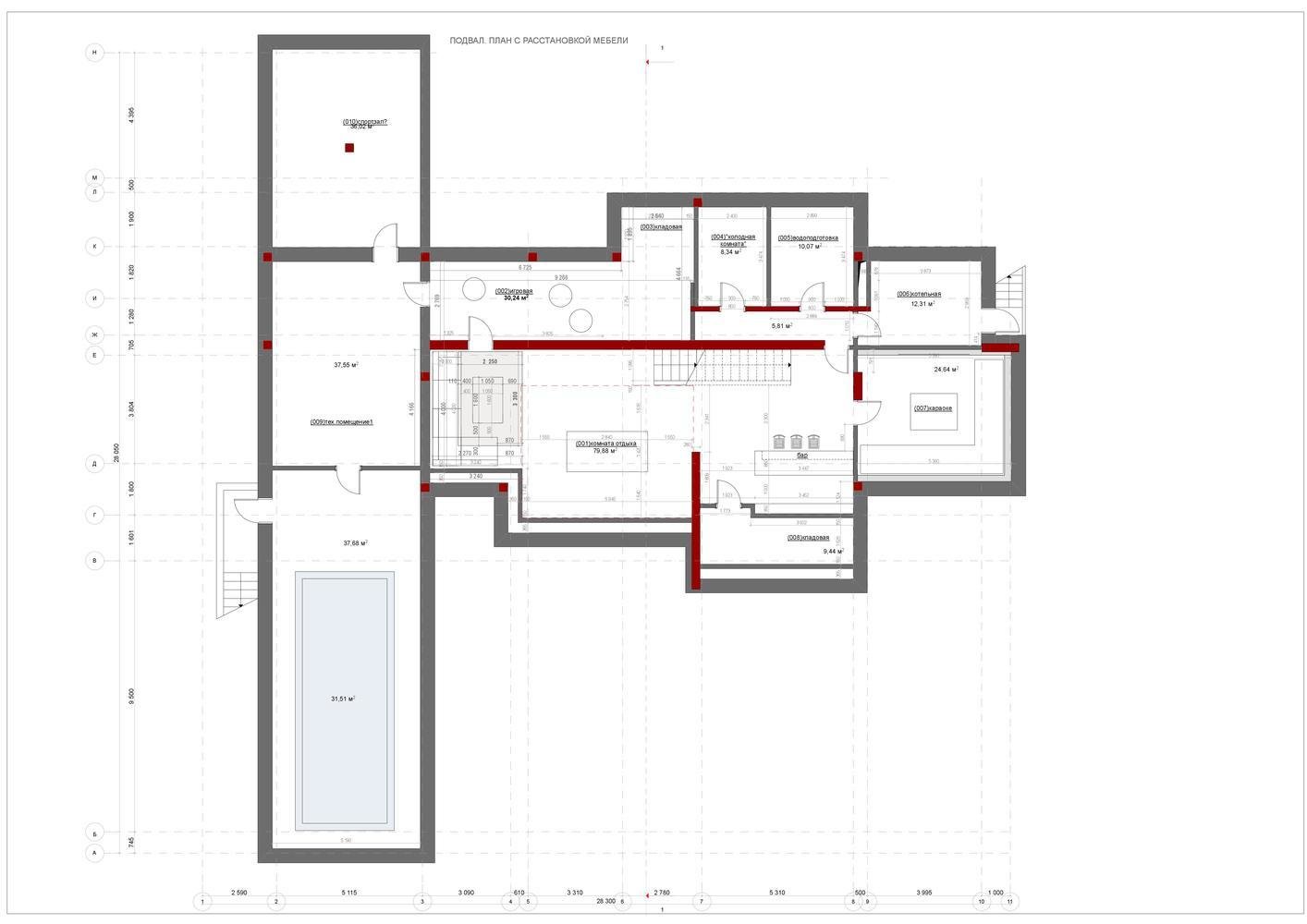 Фотография: Планировки в стиле , Современный, Дом, Минимализм, Подмосковье, Московская область, Монолитный дом, Александра Федорова, 4 и больше, Более 90 метров, Эксклюзивные проекты, Марфино – фото на INMYROOM