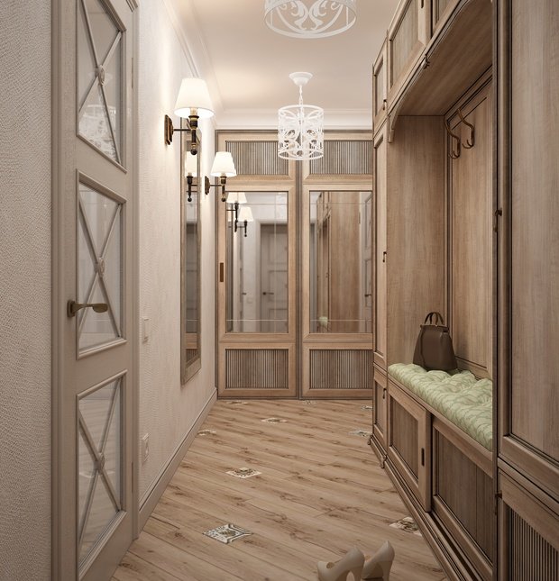 Фото из портфолио Холл "Wooden path" – фотографии дизайна интерьеров на INMYROOM
