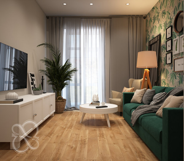 Фото из портфолио Проект: Scandinavian Life 1 – фотографии дизайна интерьеров на INMYROOM