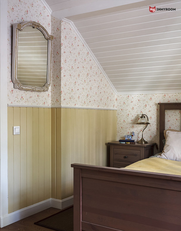 Спальни оформлены в таком же стиле. Мебель самая необходимая — в основном это ИКЕА.