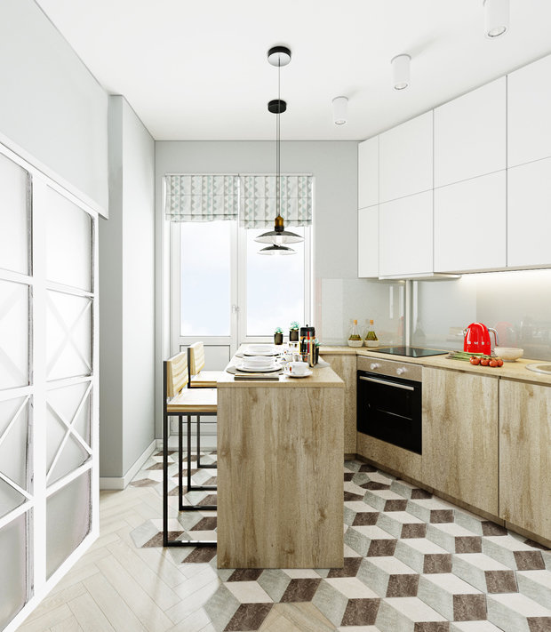 Фото из портфолио Квартира в ЖК "Миллион Алых Роз" – фотографии дизайна интерьеров на INMYROOM