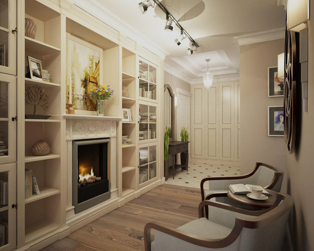 Фото из портфолио Квартира на набережной Яузы, 120 м2 – фотографии дизайна интерьеров на INMYROOM