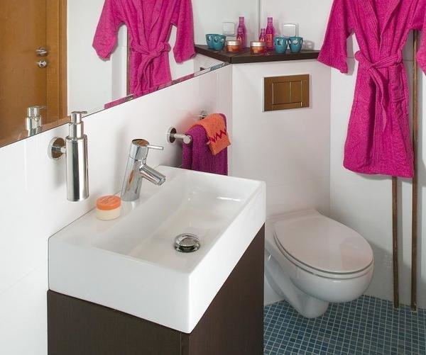 Фотография: Ванная в стиле Скандинавский, Современный, Интерьер комнат, Перепланировка – фото на INMYROOM