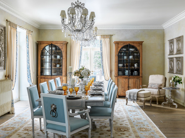 Фотография: Кухня и столовая в стиле Прованс и Кантри, Лофт, Эклектика, Дом, Особняк, Московская область, 4 и больше, Более 90 метров, Дарья Мисюра, Эксклюзивные проекты – фото на INMYROOM