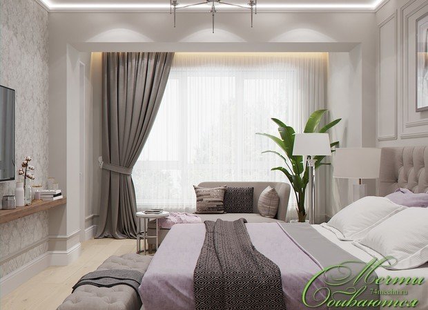 Фото из портфолио Неоклассическая спальня – фотографии дизайна интерьеров на INMYROOM