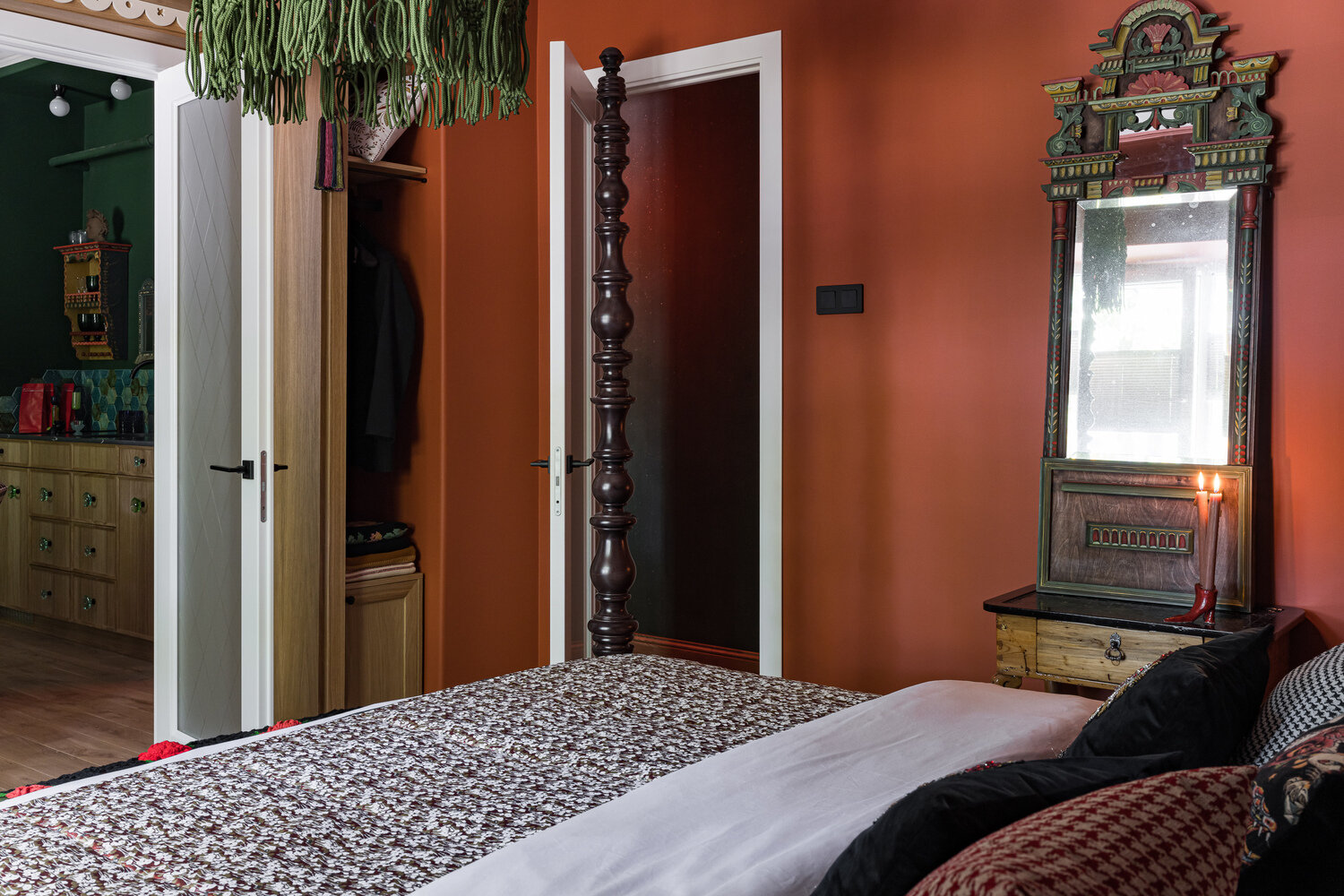 Фотография: Спальня в стиле Эклектика, Квартира, Проект дня, Сталинка, Кирпичный дом, 2 комнаты, 40-60 метров, Уфа, Юлия Мусина, PRSPKT Architects – фото на INMYROOM Фотография: Спальня в стиле Эклектика, Квартира, Проект дня, Сталинка, Кирпичный дом, 2 комнаты, 40-60 метров, Уфа, Юлия Мусина, PRSPKT Architects – фото на INMYROOM