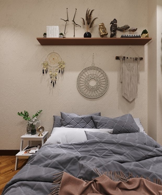 Фото из портфолио бохо-спальня – фотографии дизайна интерьеров на INMYROOM