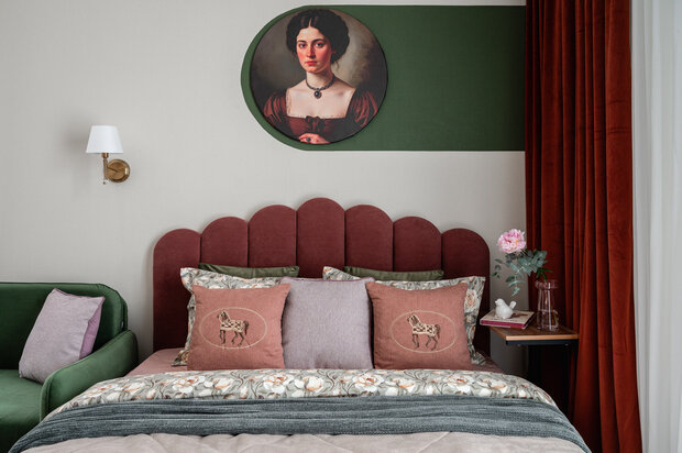 Фотография: Спальня в стиле Современный, Малогабаритная квартира, Квартира, Студия, Дизайн интерьера, Проект дня, Сочи, до 40 метров, Анастасия Дубовскова, дизайн студии, фото интерьера – фото на INMYROOM