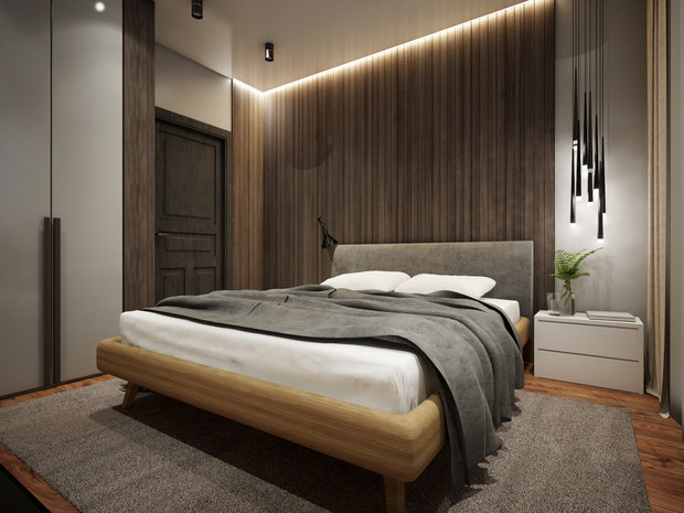 Фото из портфолио Спальня в современном стиле – фотографии дизайна интерьеров на INMYROOM